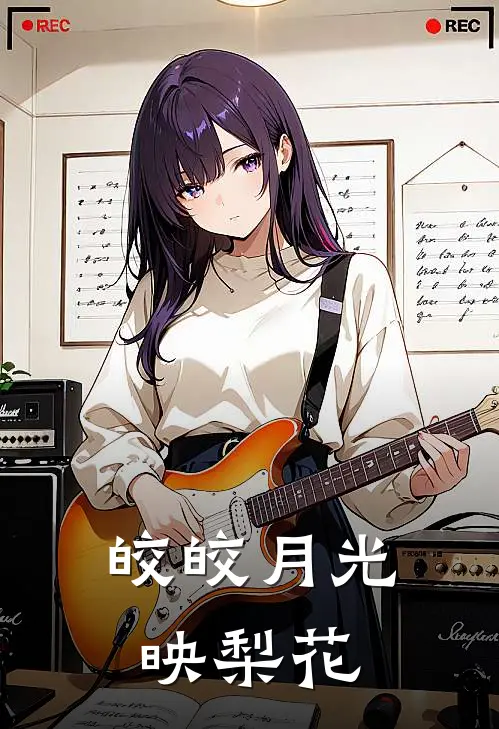 皎皎月光映梨花